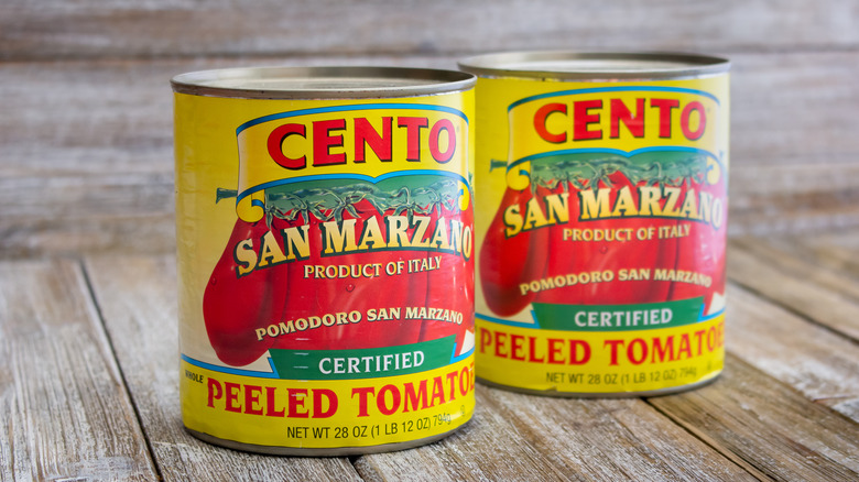 Canned San Marzano tomatoes