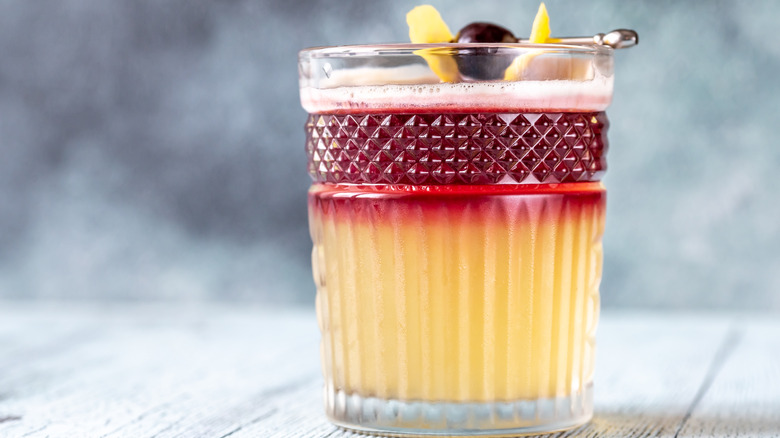 new york style whiskey sour