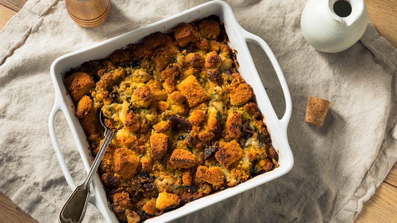 homemade cornbread stuffing