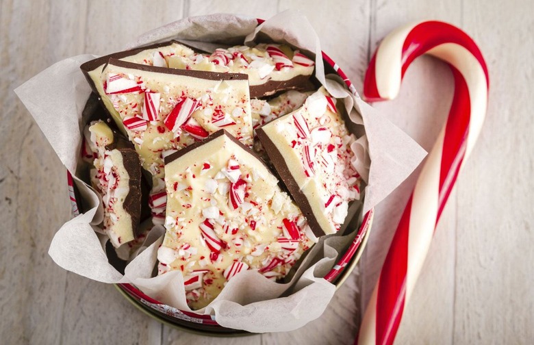 Swirled Peppermint Bark