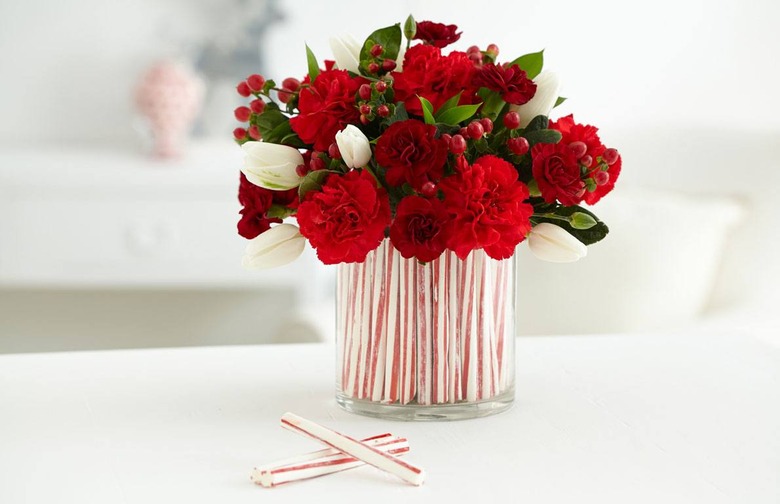 Candy Cane Vase