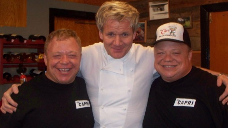 Jeff and jim thiel with gordan ramsey