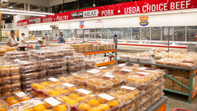 Bakery and meat departments at Costco