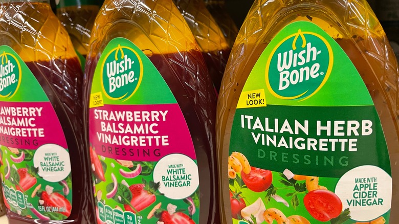 Wish-Bone salad dressing bottles