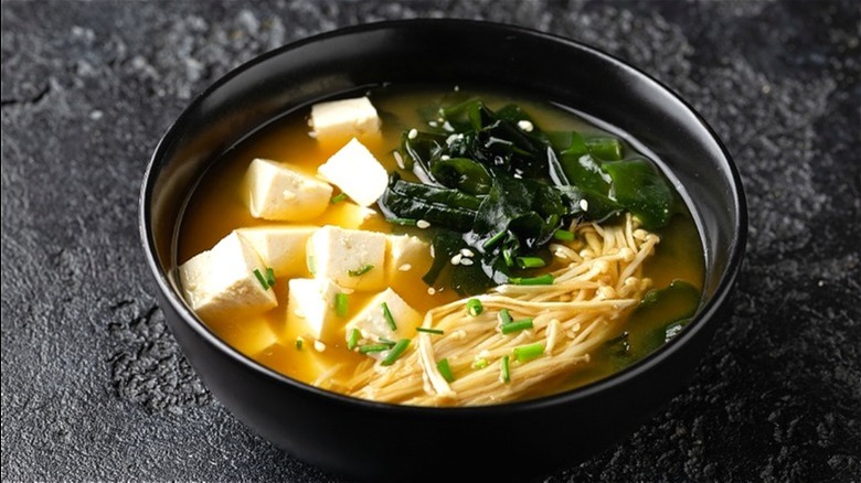 Bowl of miso soup 