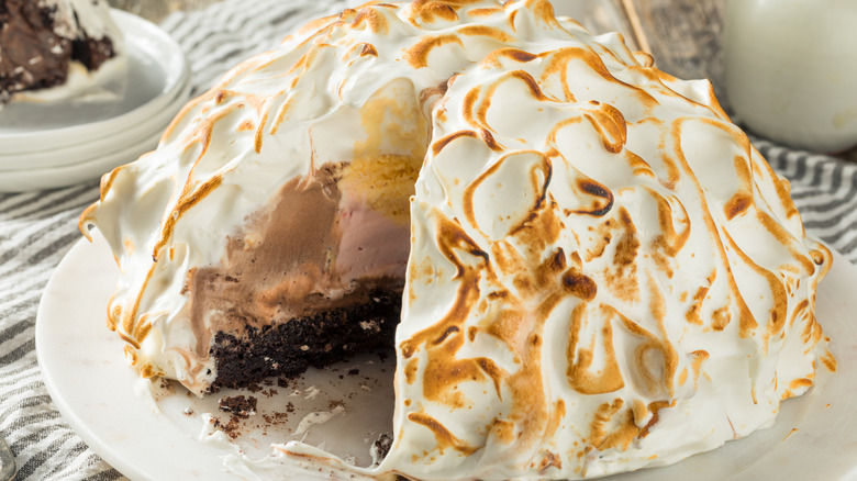 Baked Alaska Neopolitan