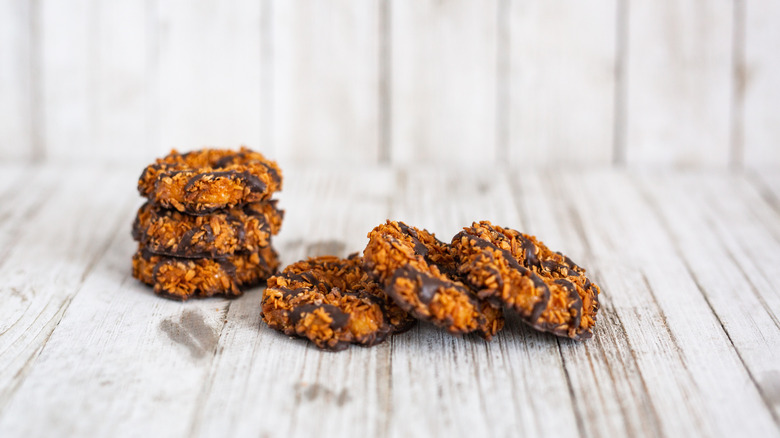 Girl Scout Samoas cookies