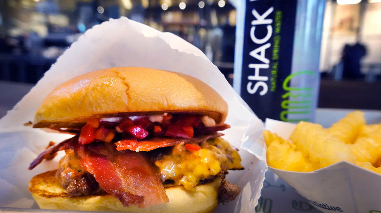 Shake Shack burger and fries