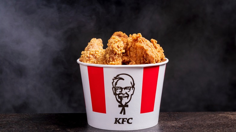 bucket of KFC chicken