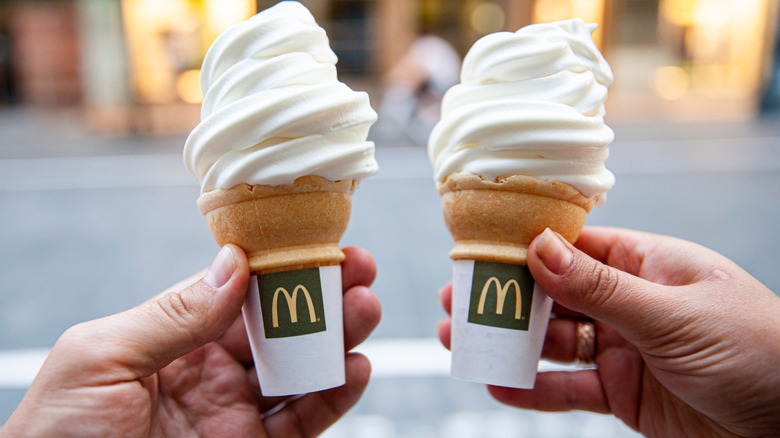 McDonald's ice cream cones