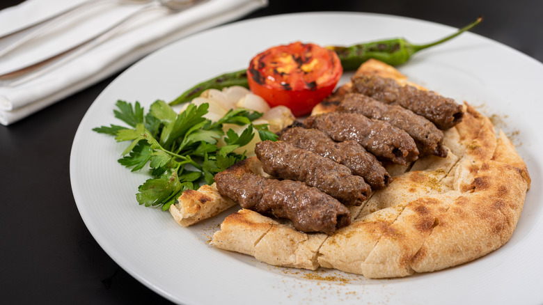 kofte with pita