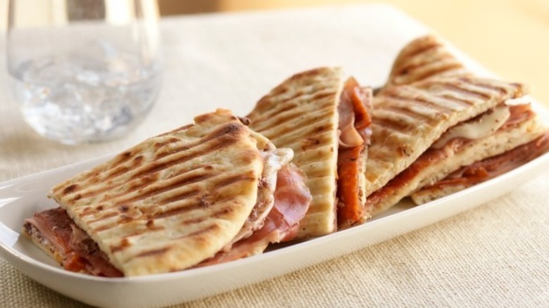 Italian Ham Naan Panini