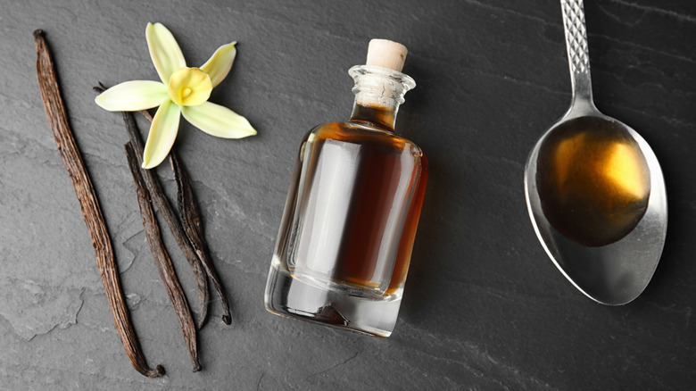 Bottle of vanilla extract