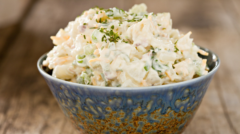 bowl of potato salad