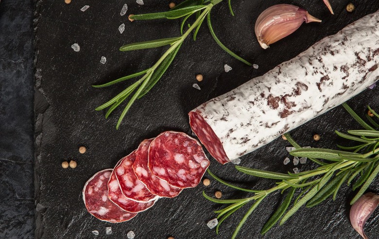 Safe: Hard salami and dry-cured ham