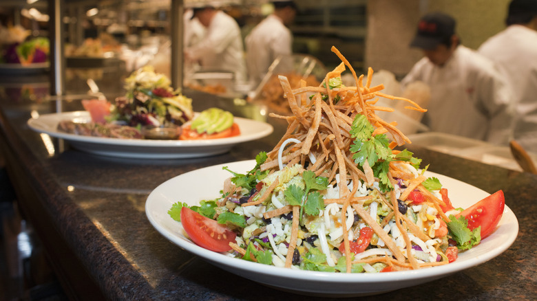 Food on deck at Cheesecake Factory