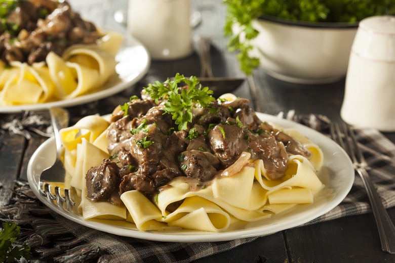 Beef Stroganoff