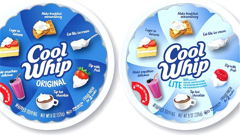 Cool Whip and Cool Whip lite products