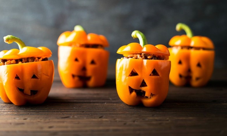 pumpkin stuffed peppers