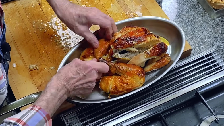 Jacques Pépin's roast chicken