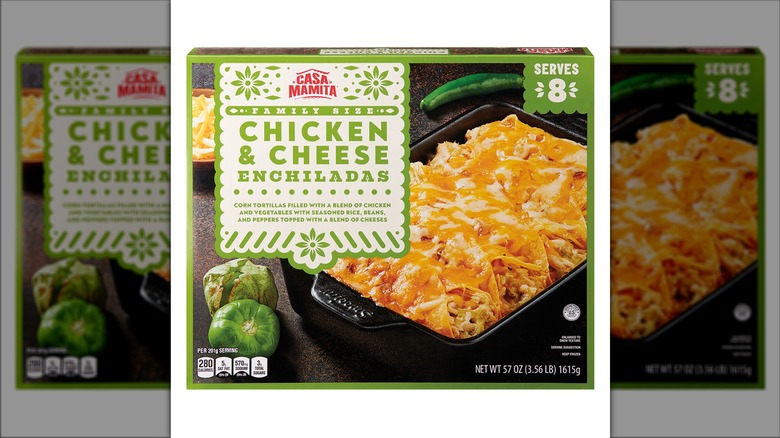 Chicken and Cheese Enchiladas box