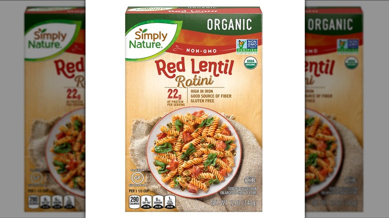 Red Lentil Rotini box