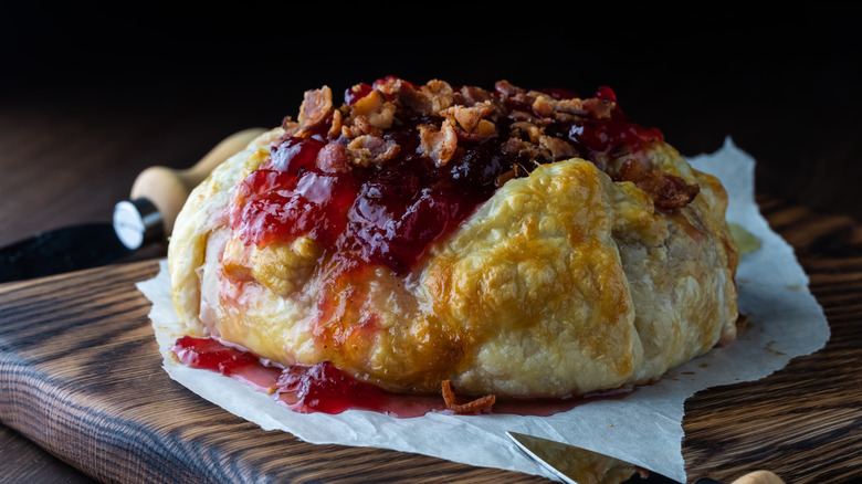 cranberry spread on brie