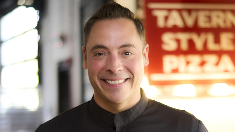 Jeff Mauro smiling in close-up