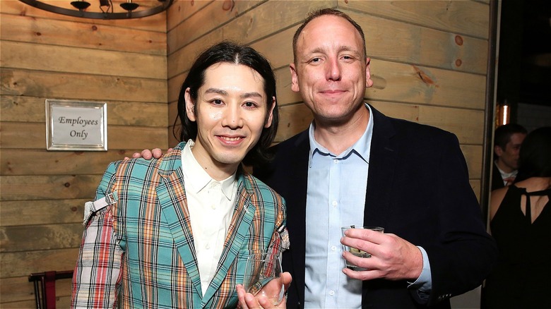 Joey Chestnut and Takeru Kobayashi