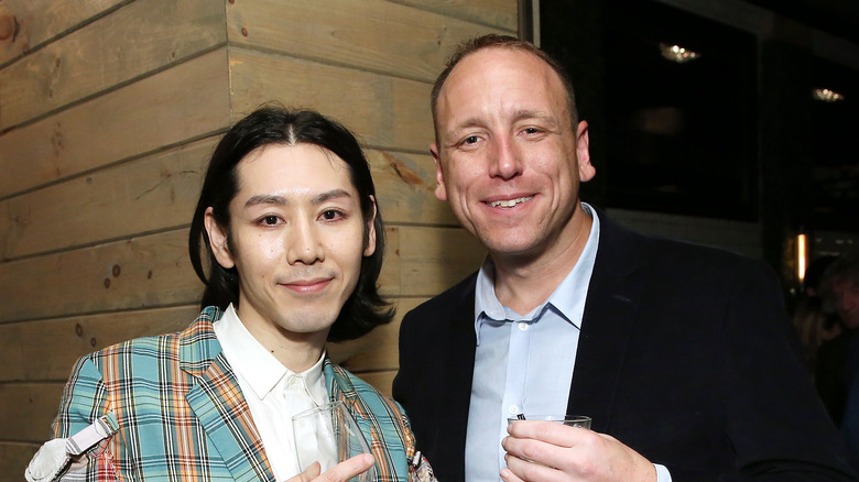 Joey Chestnut and Takeru Kobayashi 