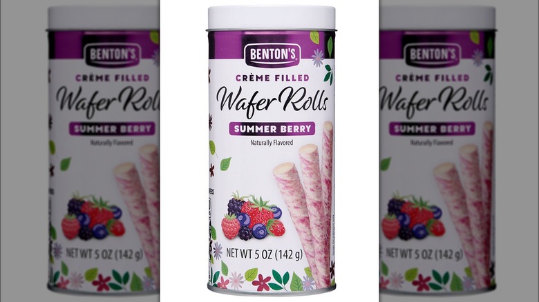 Benton's Summer Creme Wafer Rolls