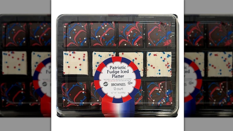 Patriotic Brownie Platter