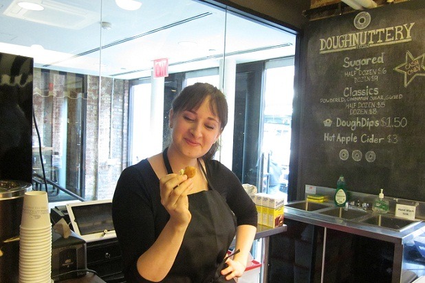 Katie Rosenhouse and her Mini Donuts