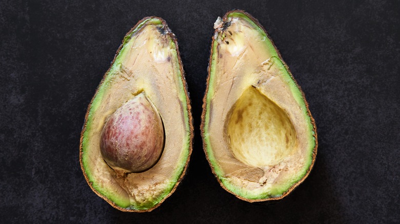 Brown avocado