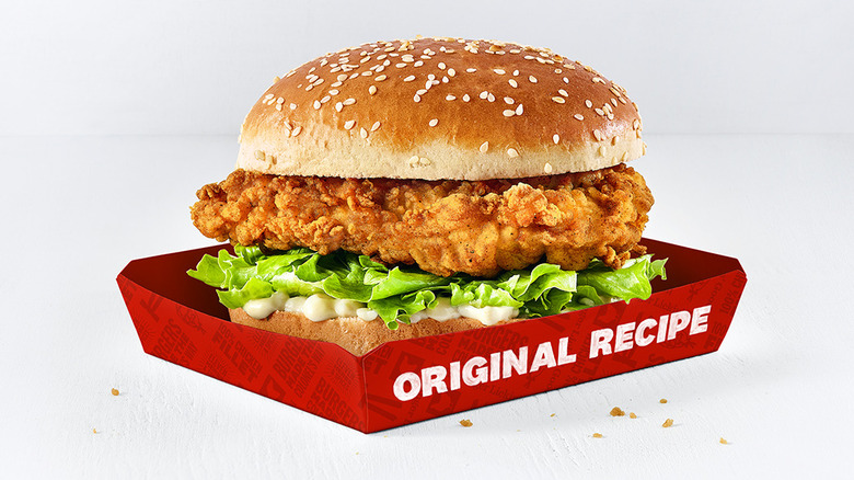 KFC's Chicken Burger