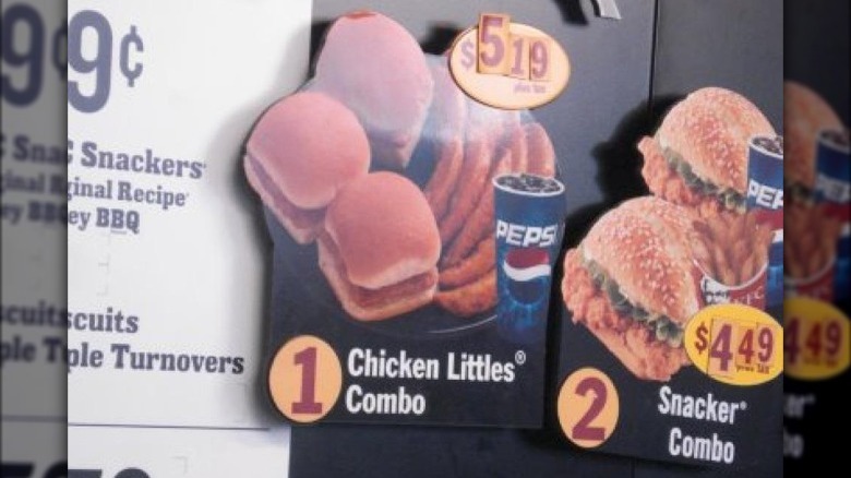 KFC's Chicken Littles sign