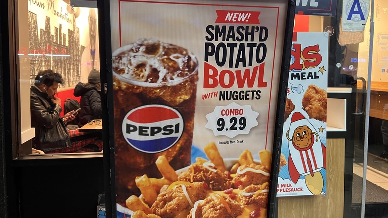 Smash'D Potato Bowl sign