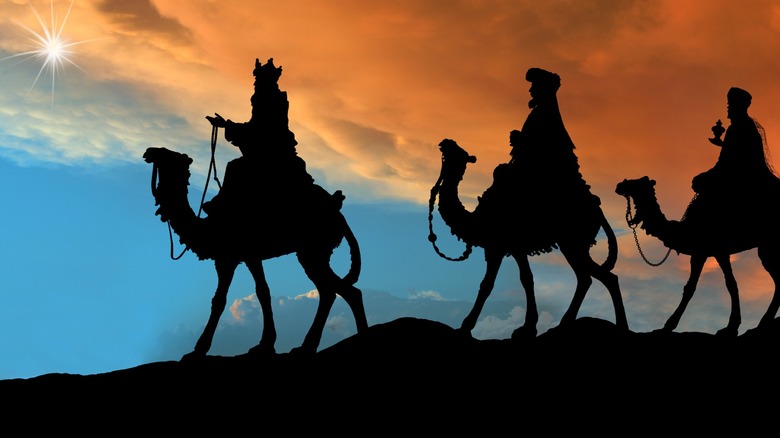 Three Wise Men on camels