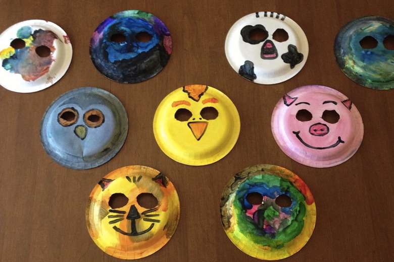 Paper Plate Animal Masks