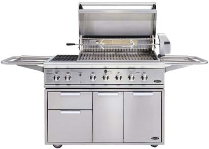 Fisher & Paykel 48-Inch Grill with Integrated SideBurner