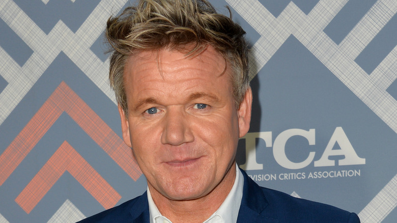 Gordon Ramsay with Kitchen Nightmares award