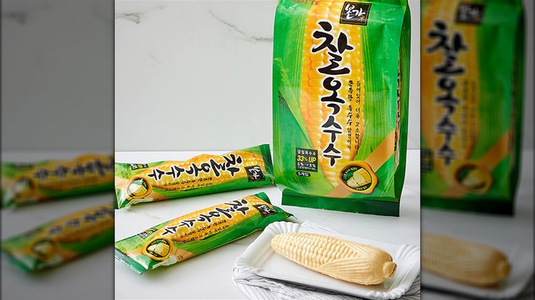 Korean sweet corn ice cream