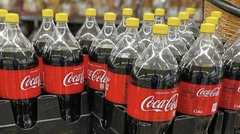 Kosher Coke with yellow caps