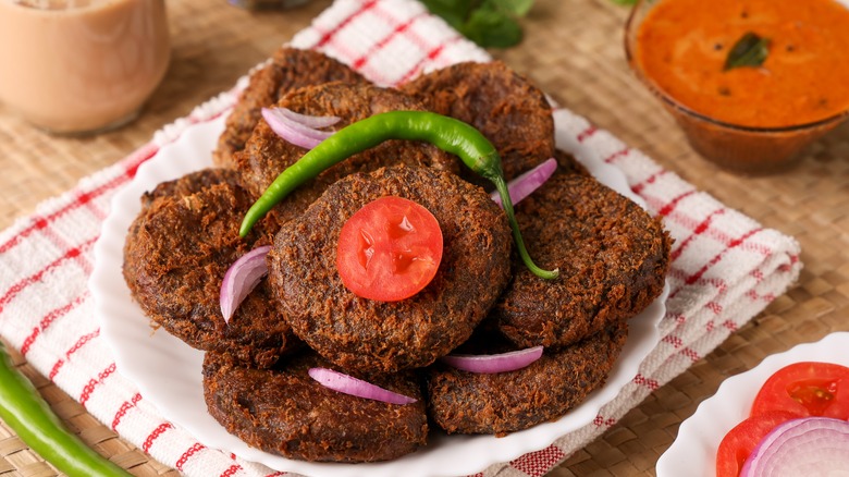 A plate of fried kotlets