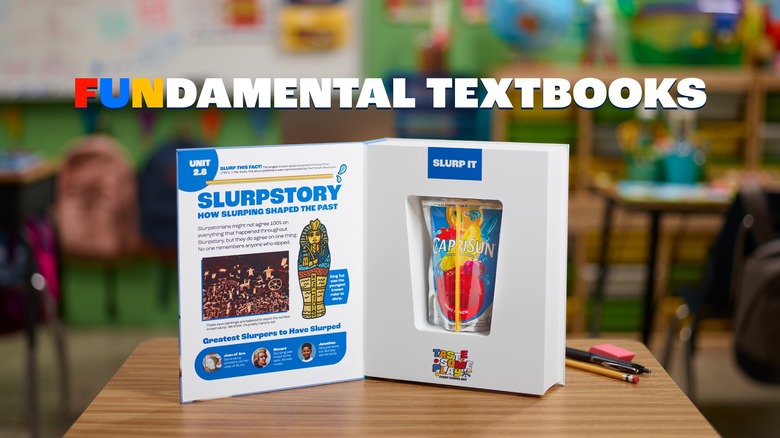 Slurpstory Textbook with Capri Sun