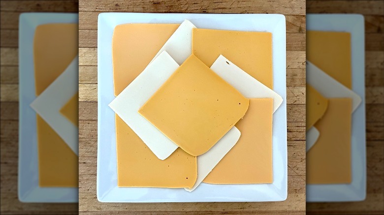 Kraft NotCheese Slices on plate