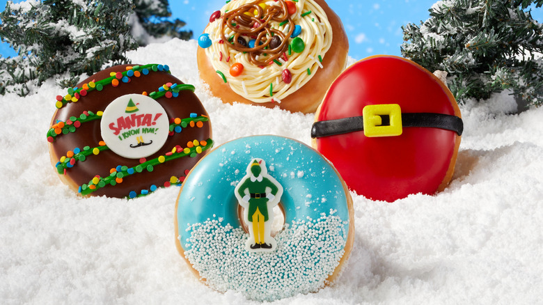 Buddy the Elf Krispy Kreme donuts