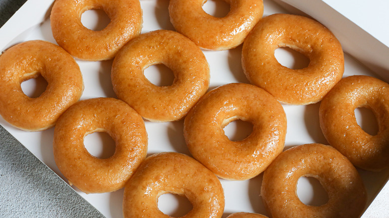 Krispy Kreme glazed donuts