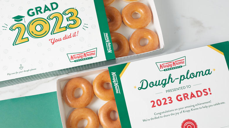 Krispy Kreme Dough-ploma box 