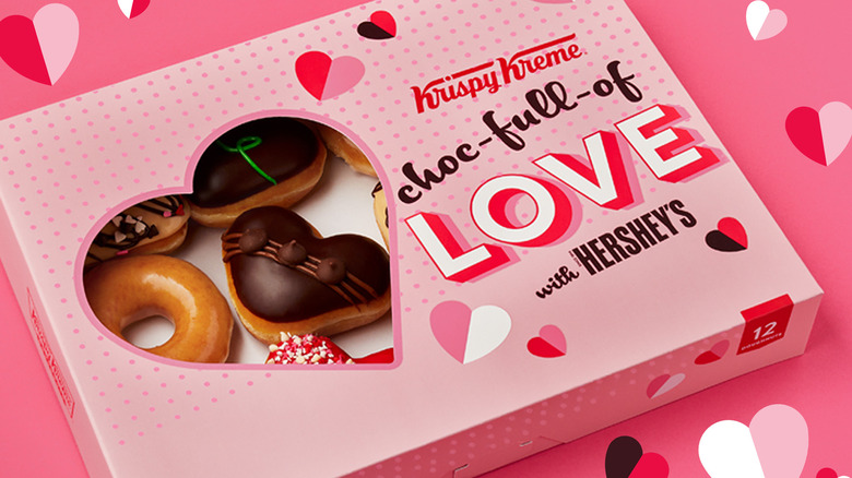 Krispy Kreme Hershey donut box